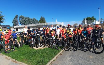 Rencontre écoles VTT en Aveyron